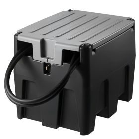 VEVOR Portable Diesel Tank, 58 Gallon Capacity & 10 GPM Flow Rate, Fuel Tank with 12V Electric Transfer Pump and 13.1ft Rubber Hose